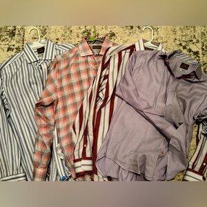 Thomas Dean shirts. Lot of 4